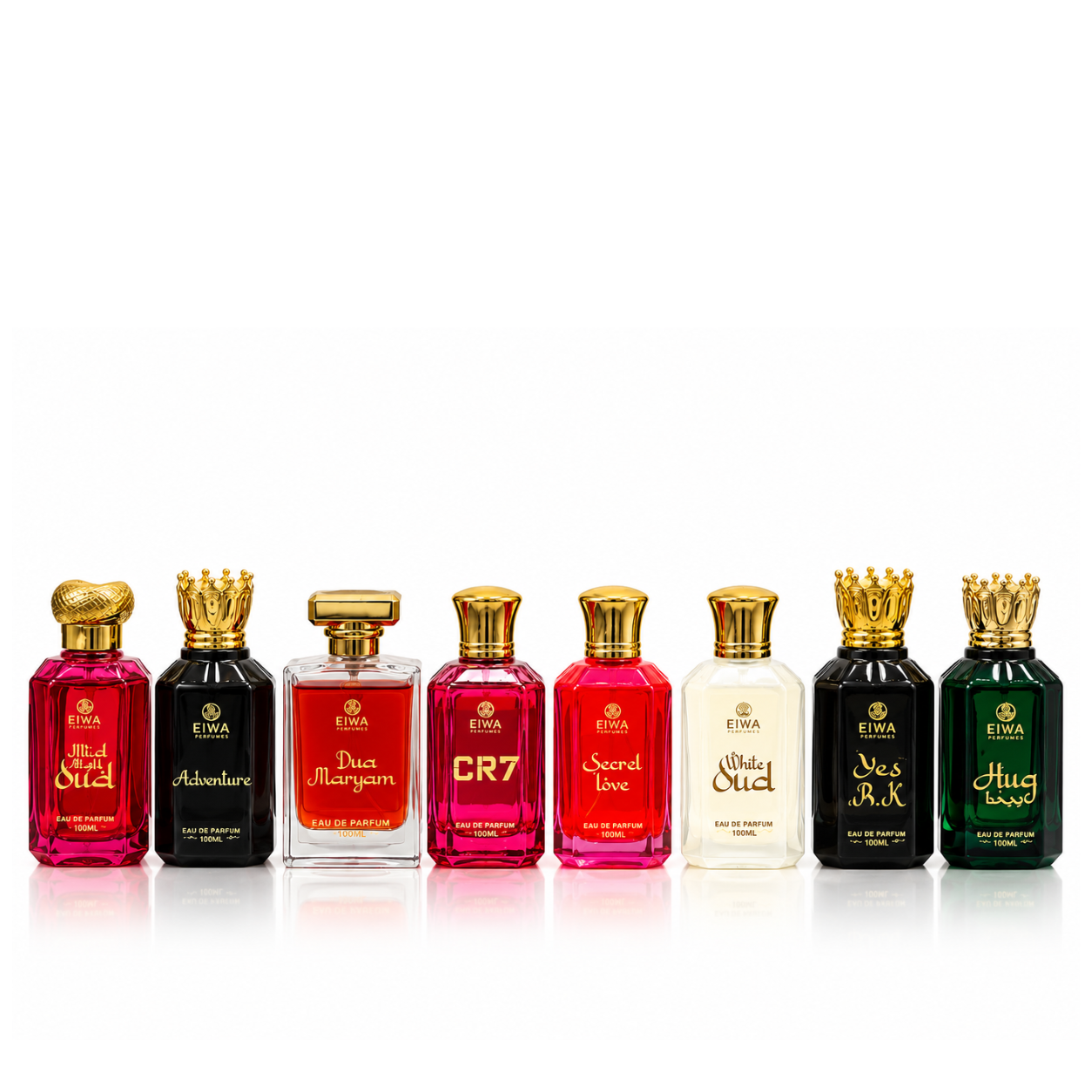 EIWA 8-Piece Perfume Collection – 100ml Each