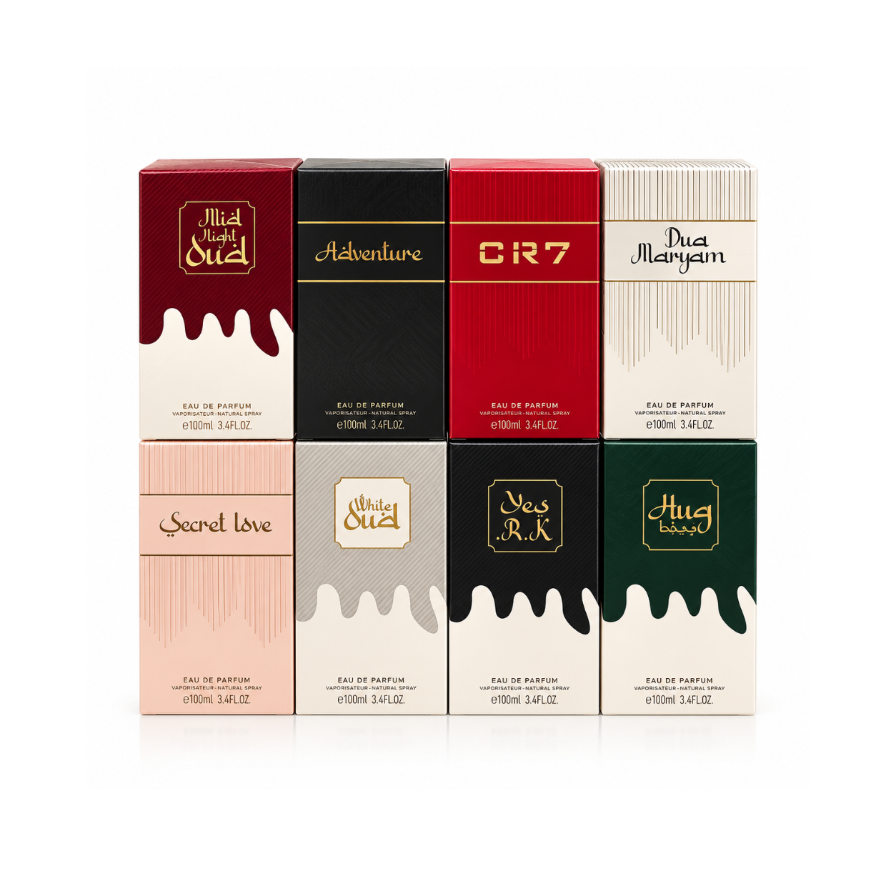 EIWA 8-Piece Perfume Collection – 100ml Each - Image 3